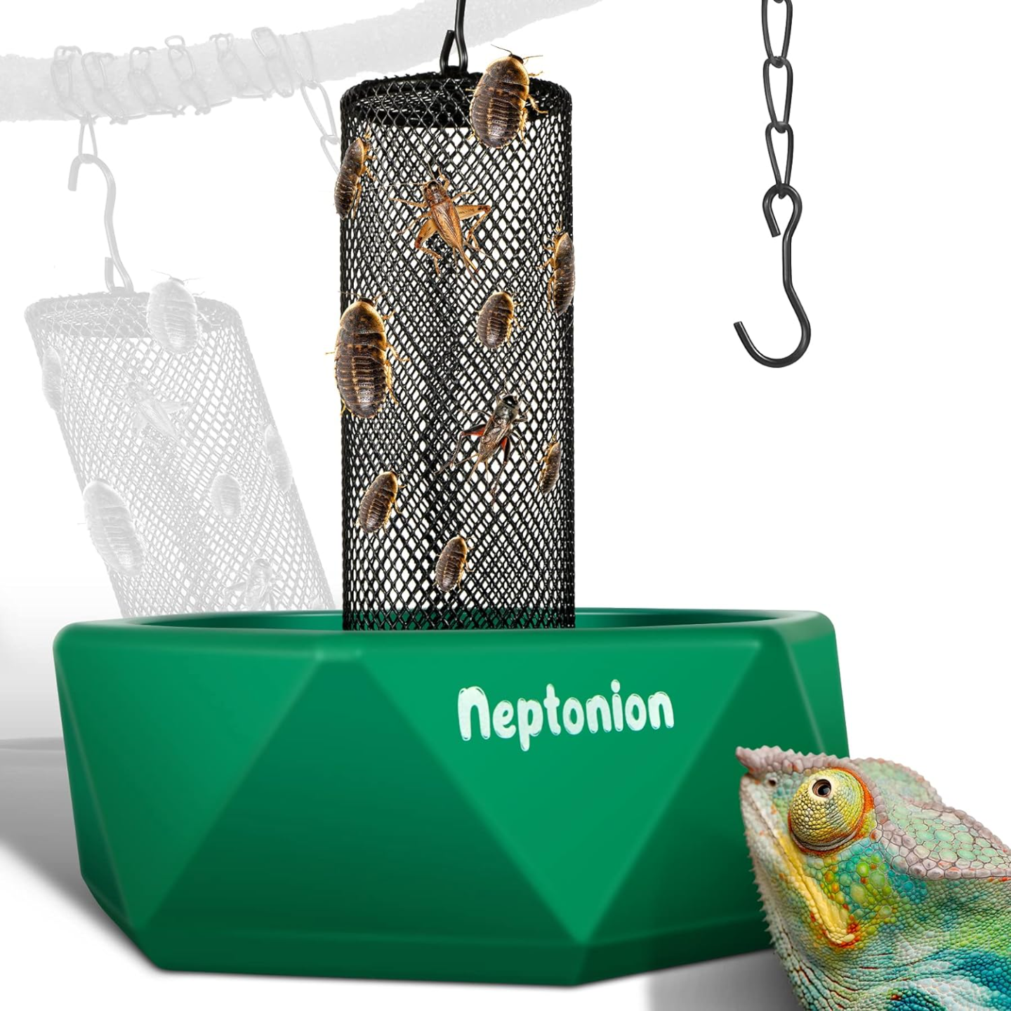 BugGuard for NEPTONION Hookable Chameleon Feeding Bowl