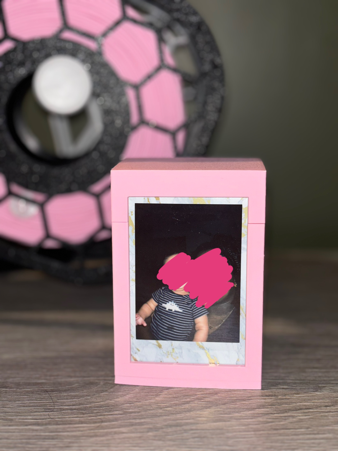 Instax Mini Photo frame and Box with Flush Lid