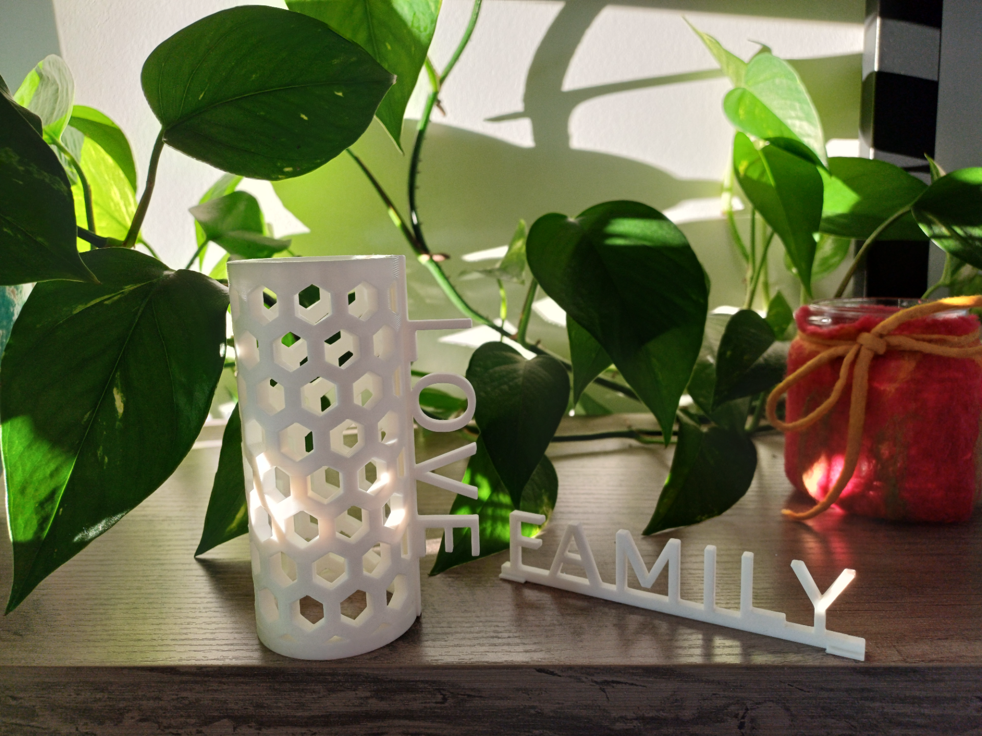 Customizable Hexagonal Tealight Holder