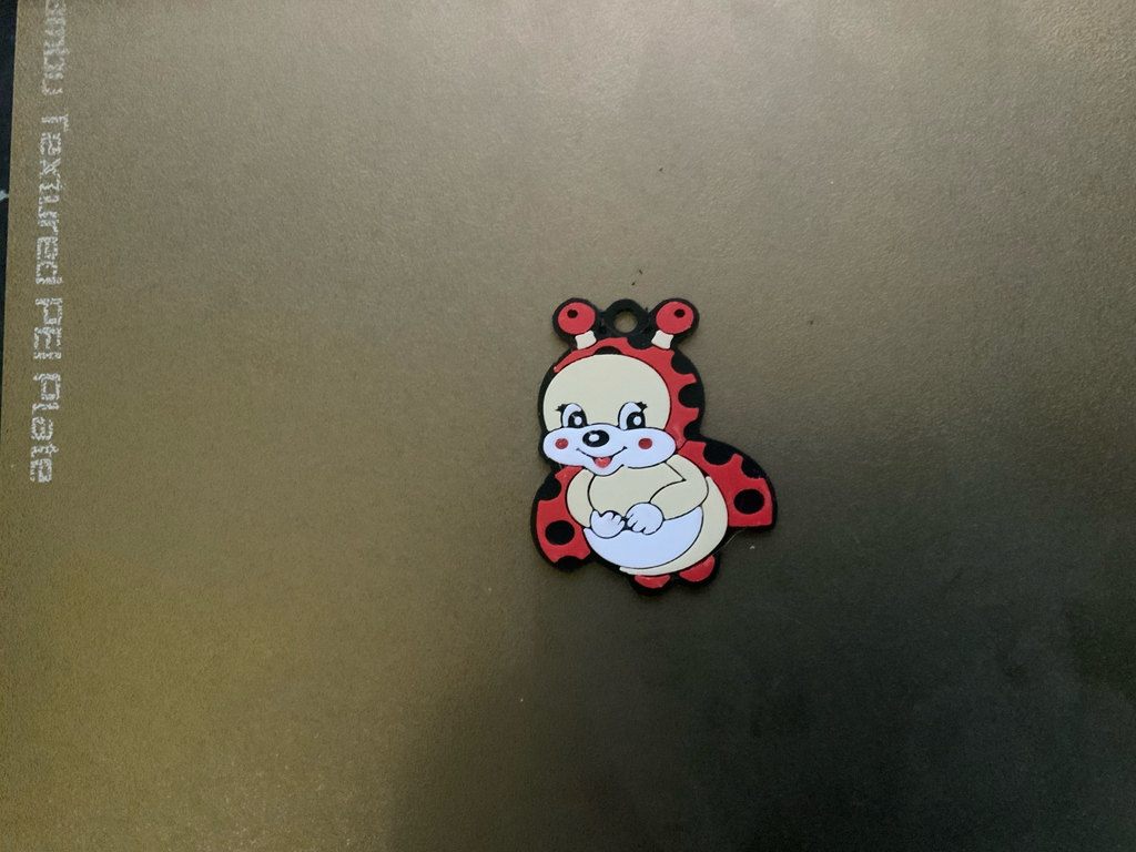 cute animal , laura the ladybird keychain / necklace charm (free for commercial use)