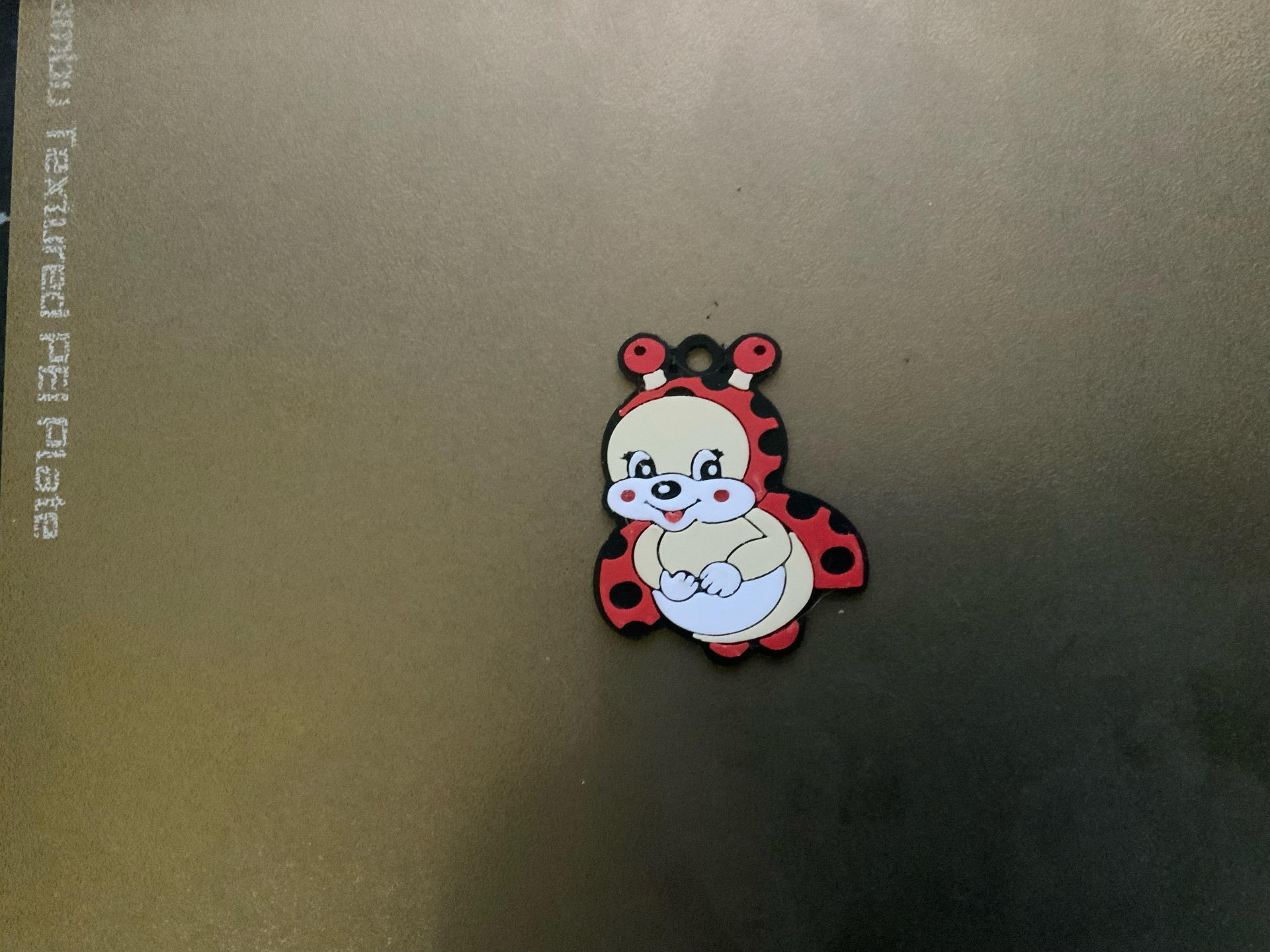 cute animal , laura the ladybird keychain / necklace charm (free for commercial use)
