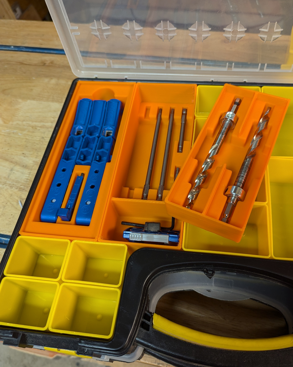 Kreg 320 Jig Bin for Harbor Freight Parts Case