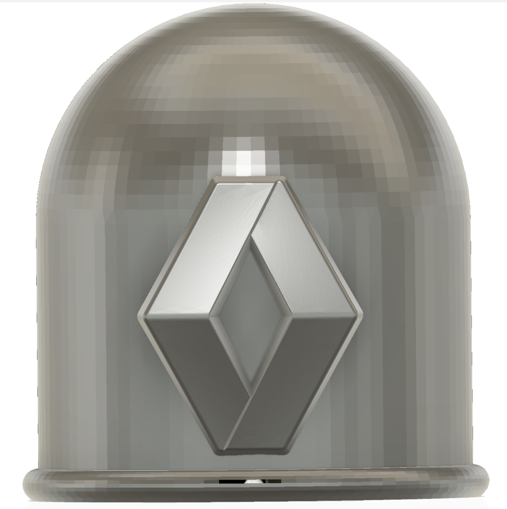 Hitch ball cover Renault double logo.
