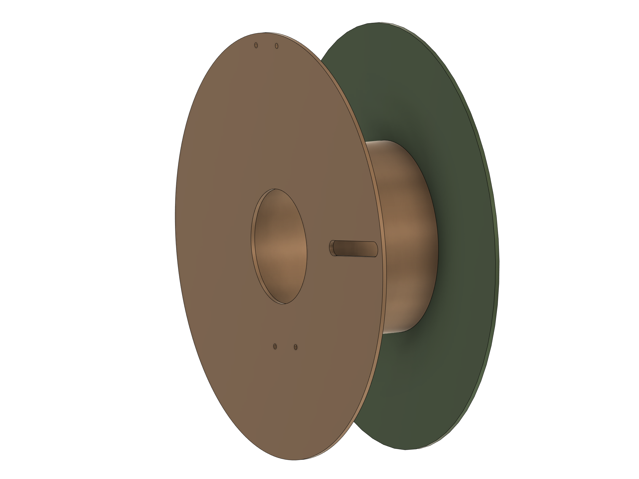 Divisible Filament Spool (parametric)