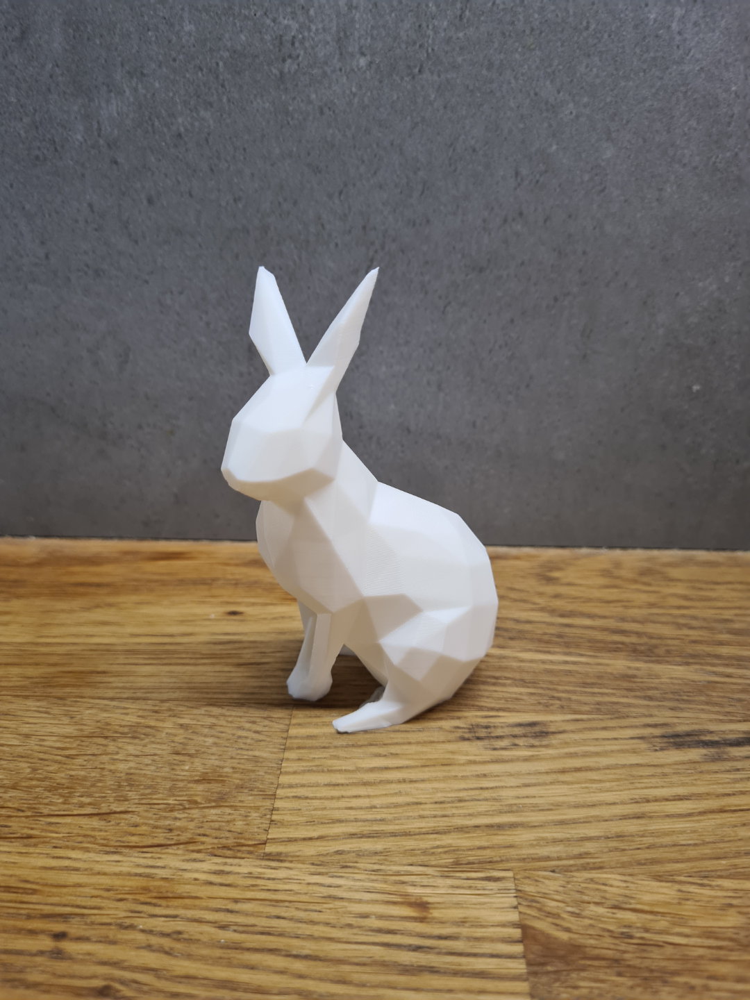 Easter bunny decor low poly