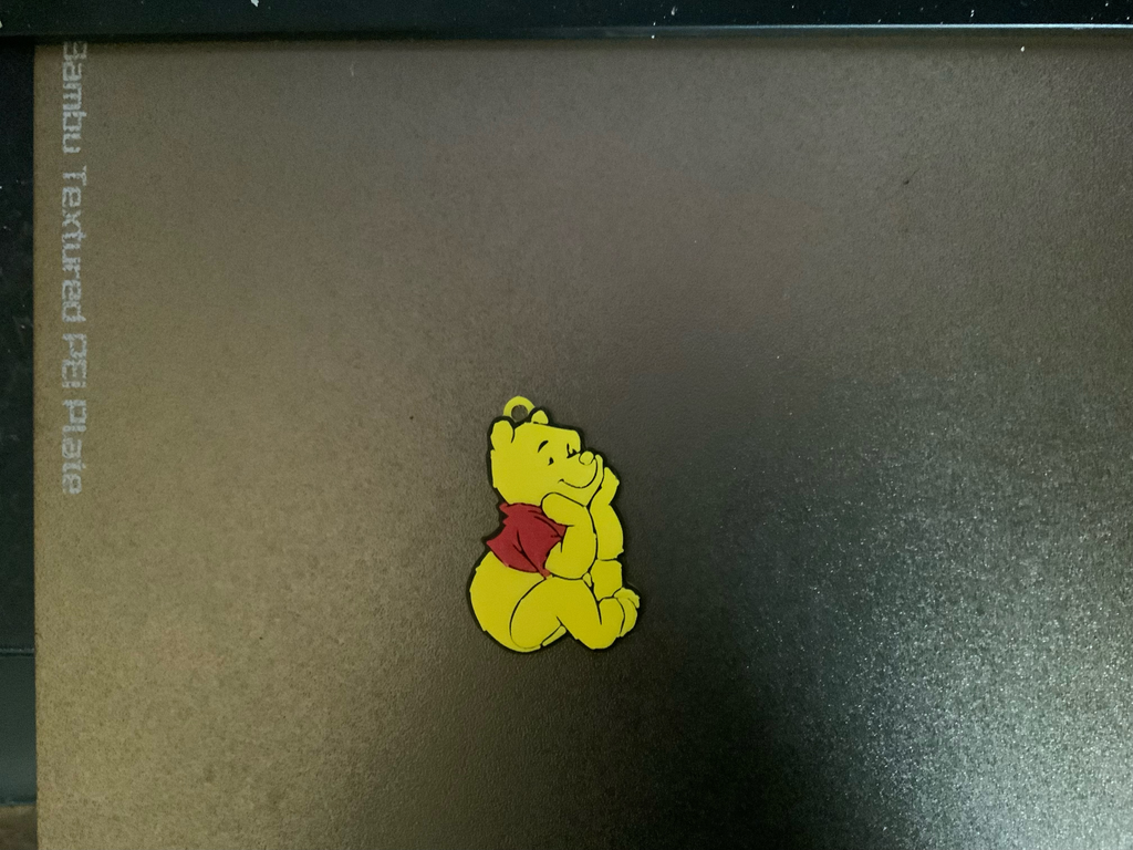 cartoon character , winnie the poo keychain / necklace charm (free for commercial use)