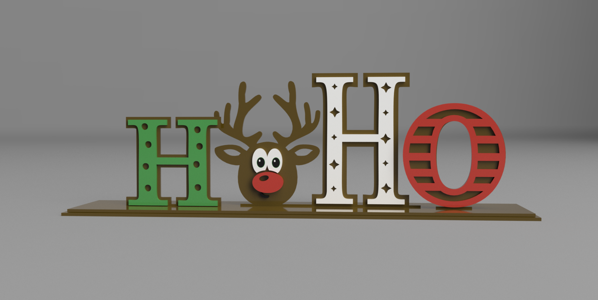 Ho Ho Christmas Decoration