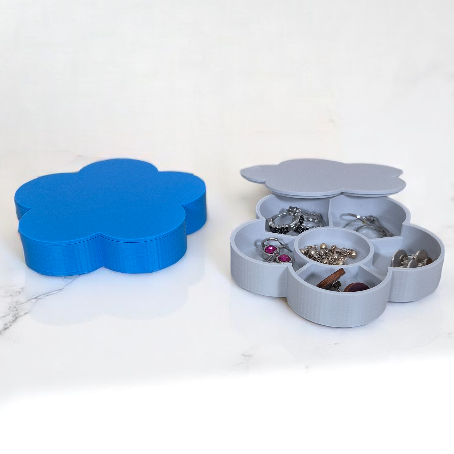 Flower-Shaped Jewelry Organizer