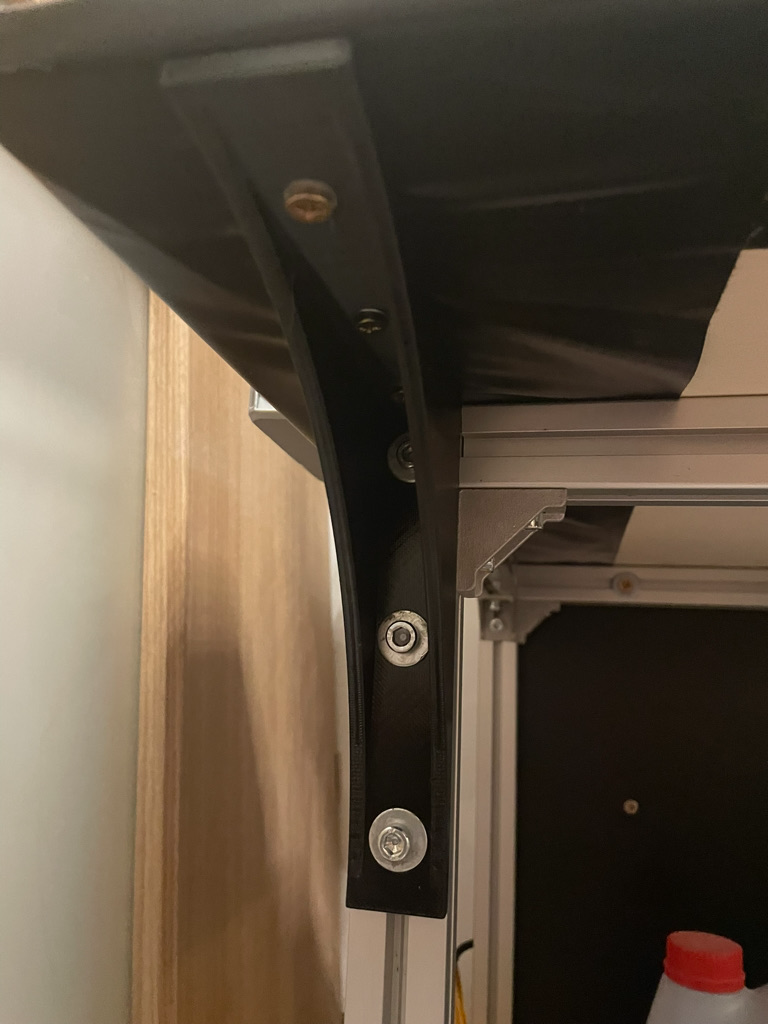 Desk support for 3030 aluminium profile