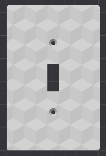 Cube Light Switch Cover