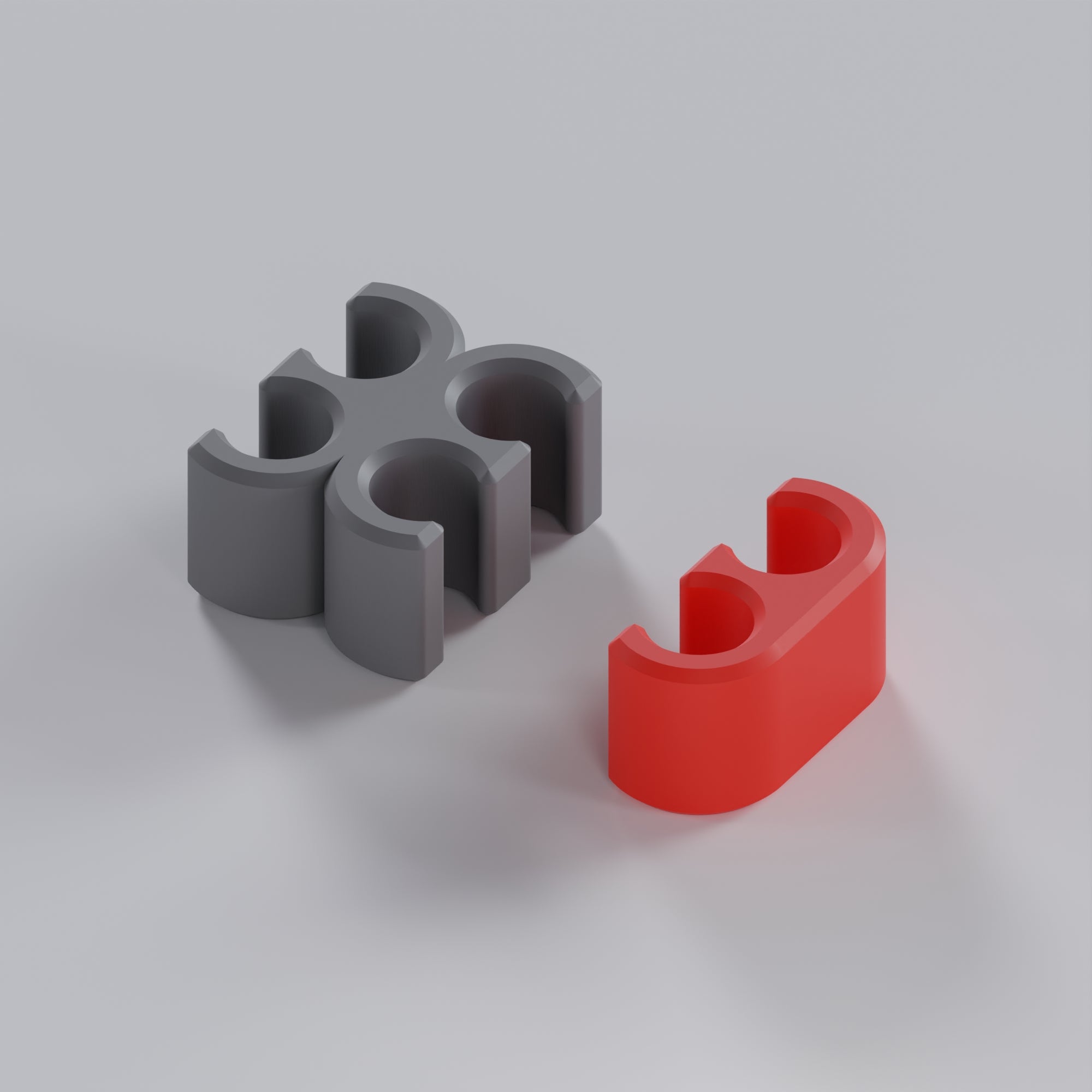 PTFE Tube Clip Bambu Lab A1(2 and 4 cables)