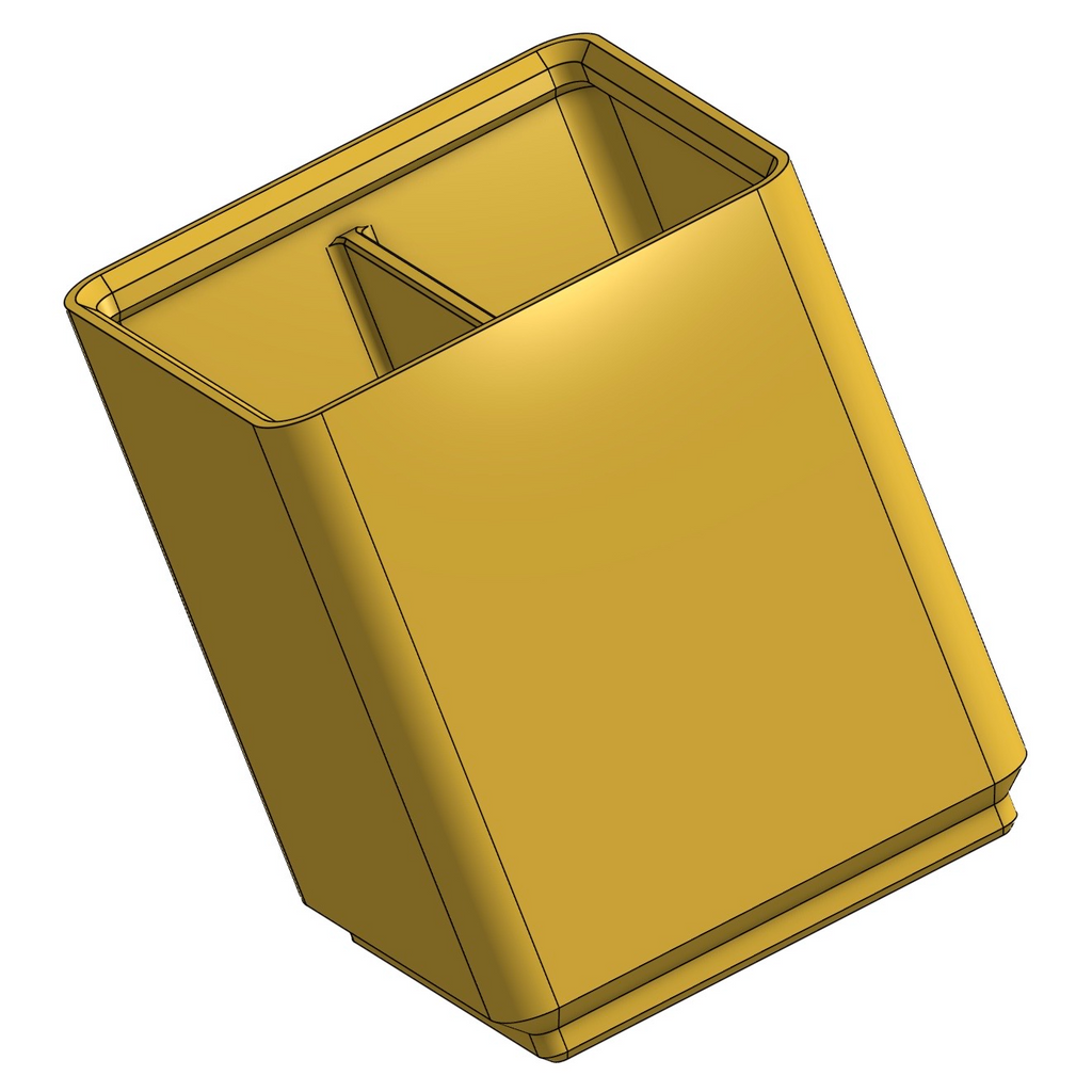 Gridfinity Basic Bin - 2 sections
