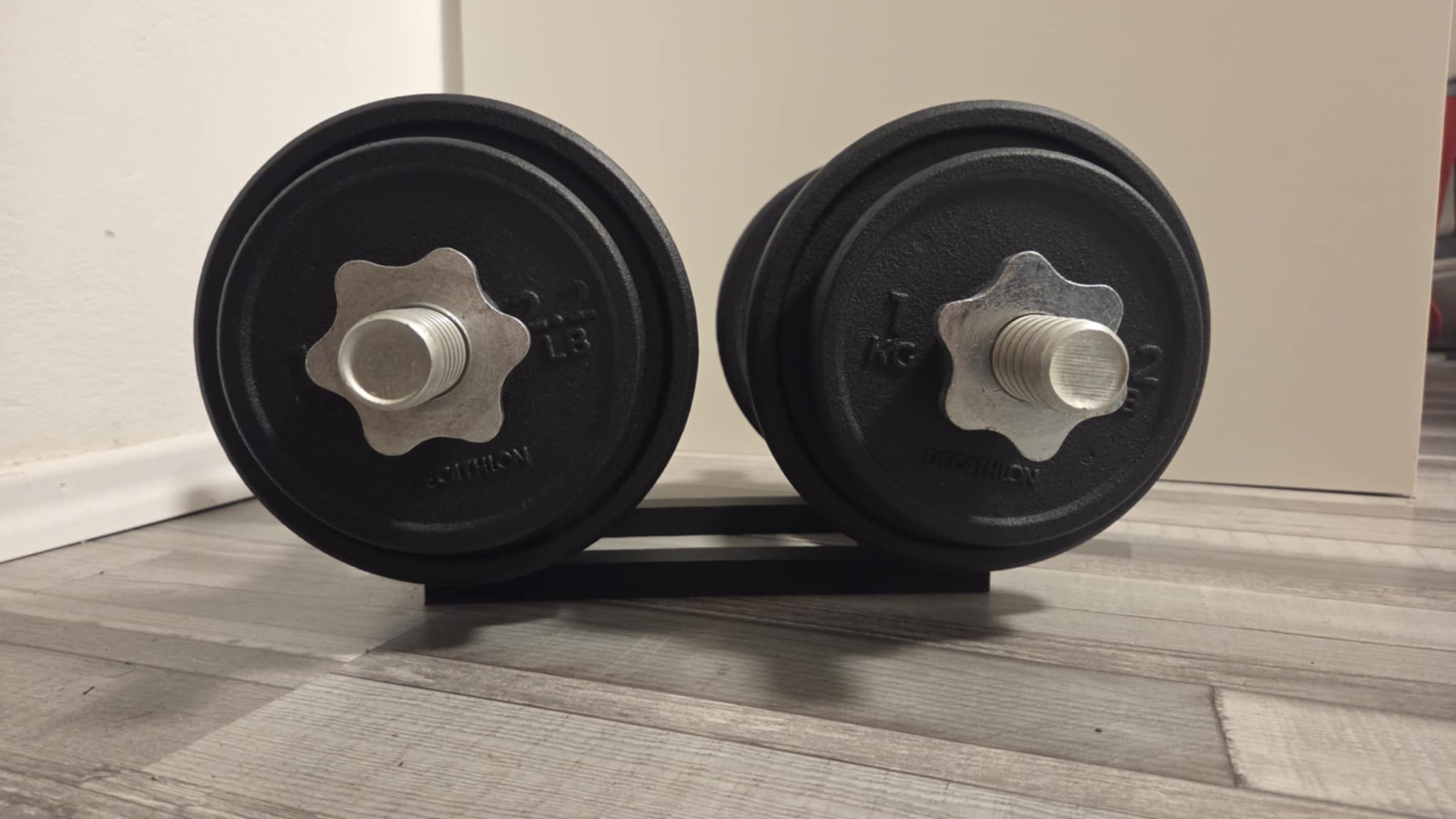 Holder for Decathlon (Domyos) dumbbells