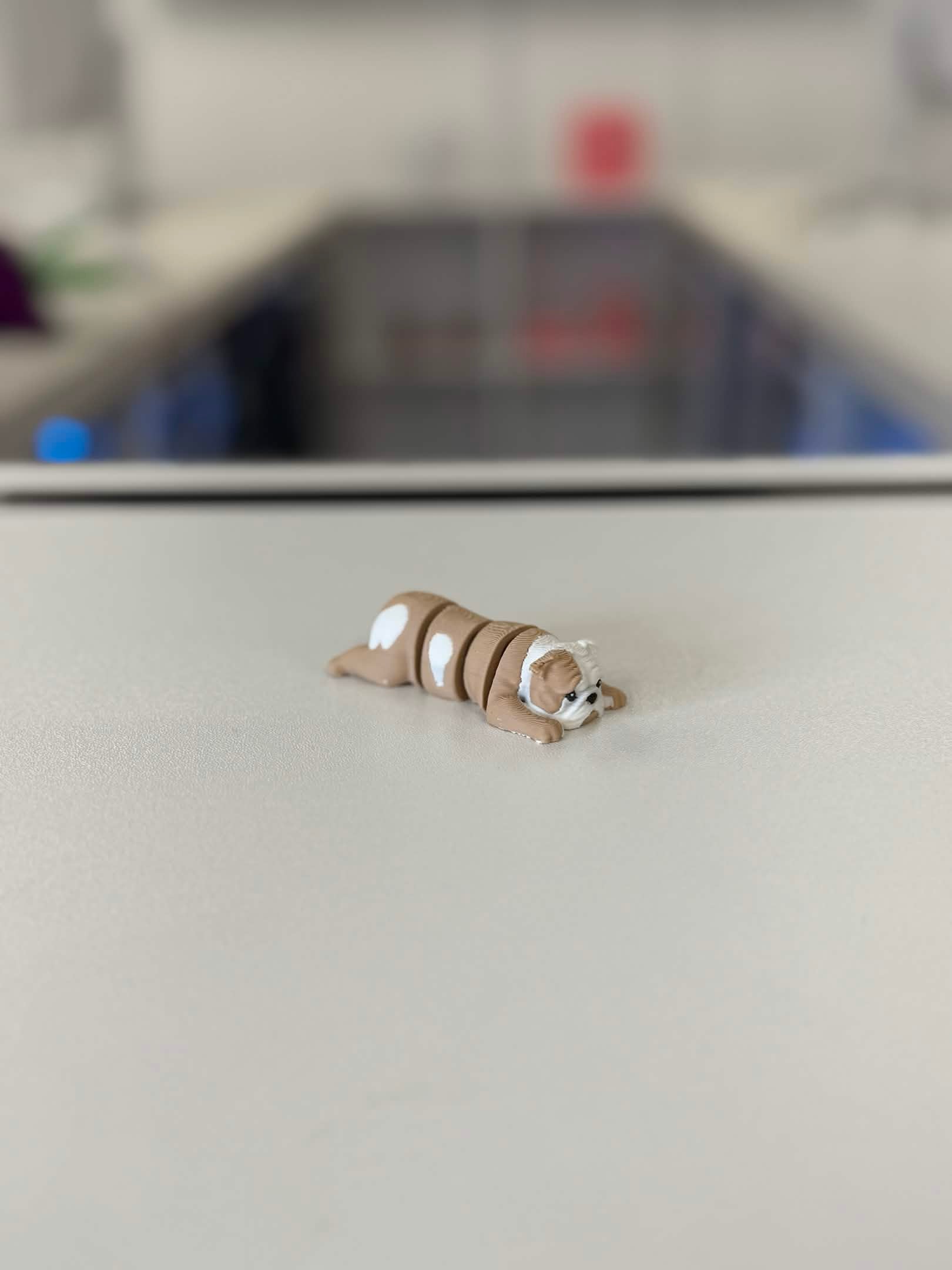 Bulldog Flexi Keychain (AMS)