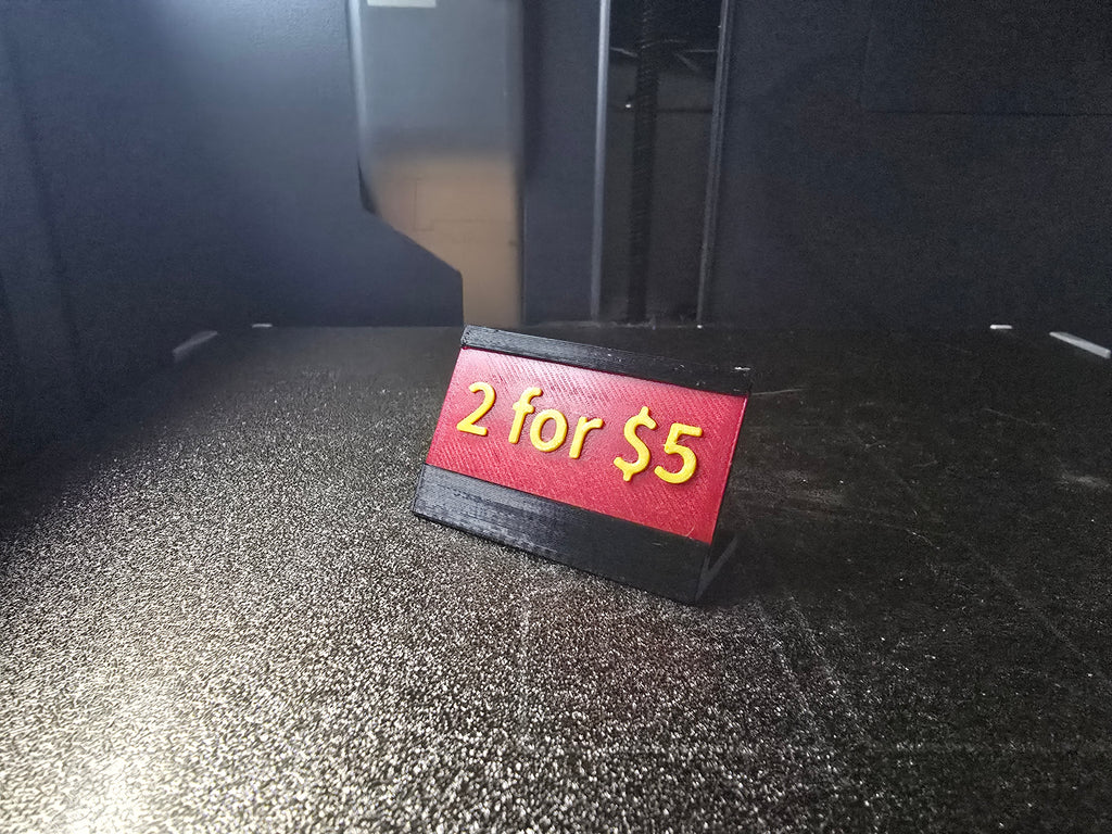 Simple Price Sign