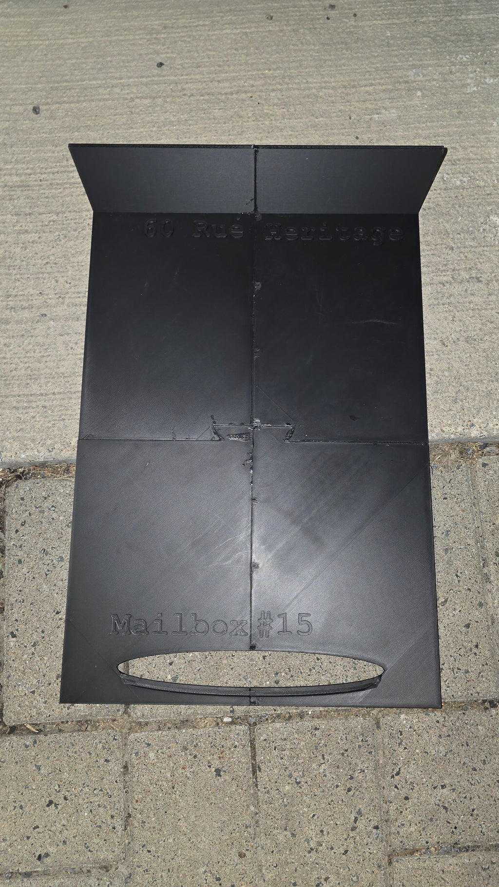 Communal Mailbox pullout shelf 29.5 x 42.9 x 8cm