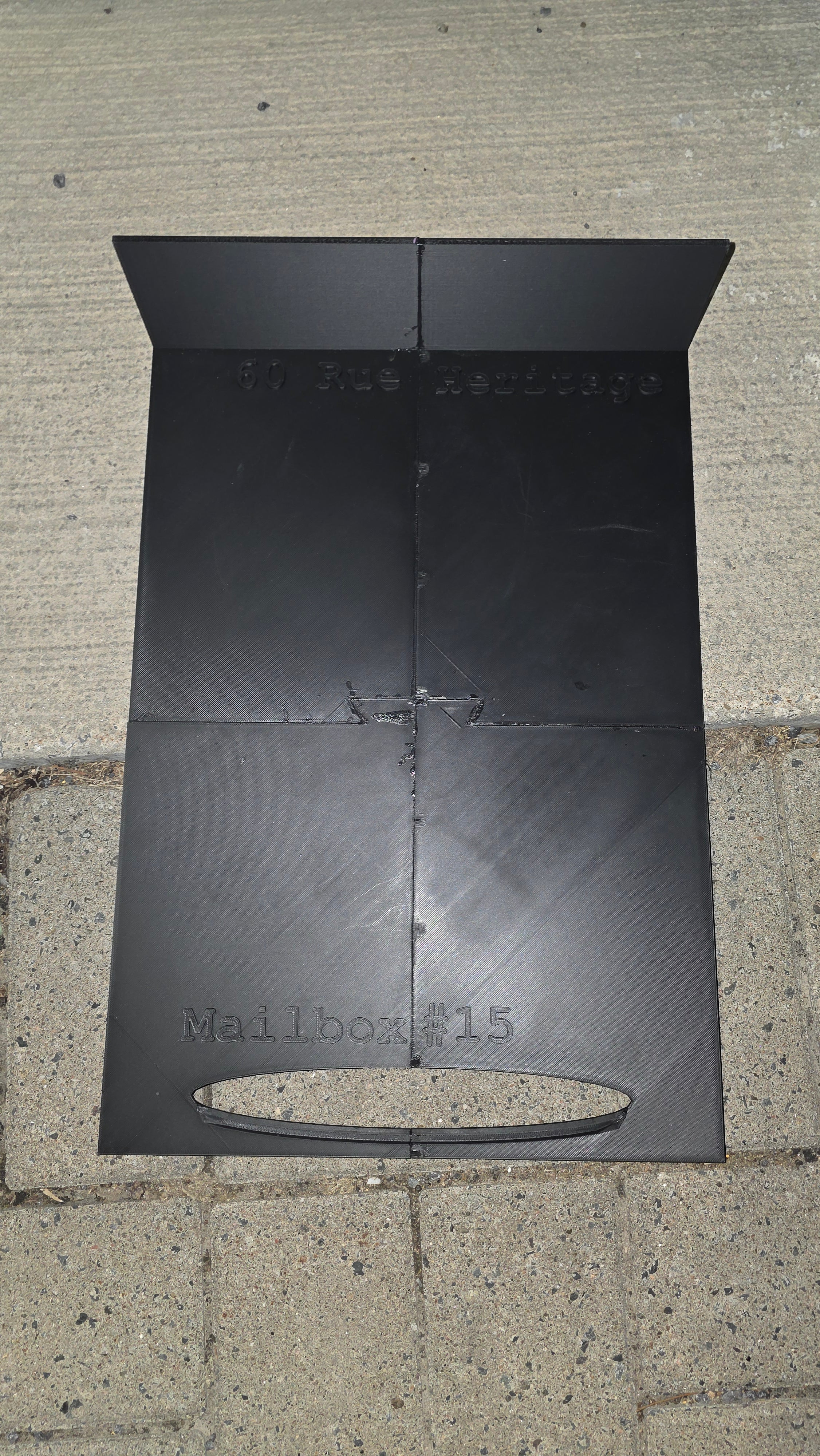 Communal Mailbox pullout shelf 29.5 x 42.9 x 8cm