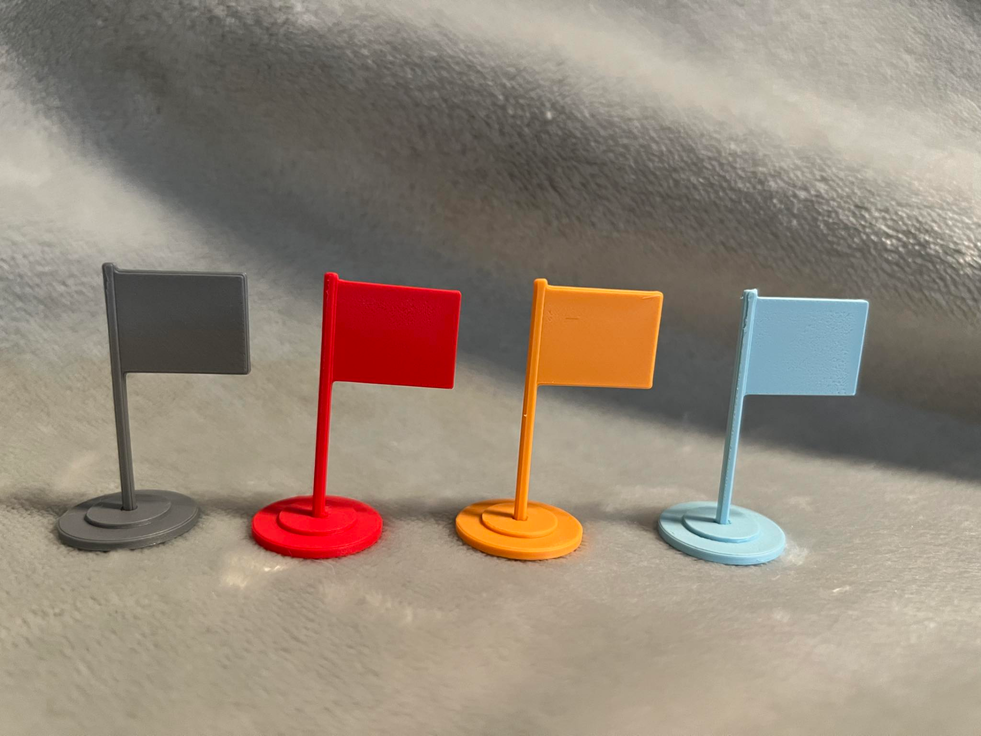 Flag and Base for Board Games