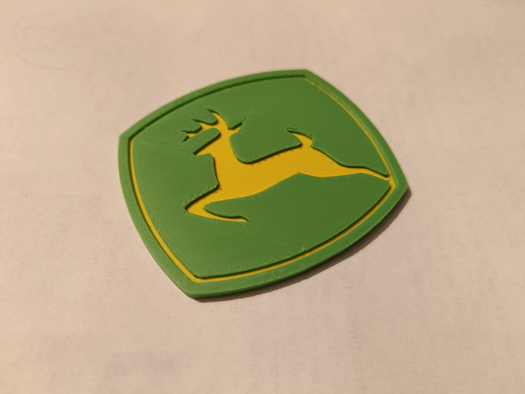 John Deere Coaster + Holder