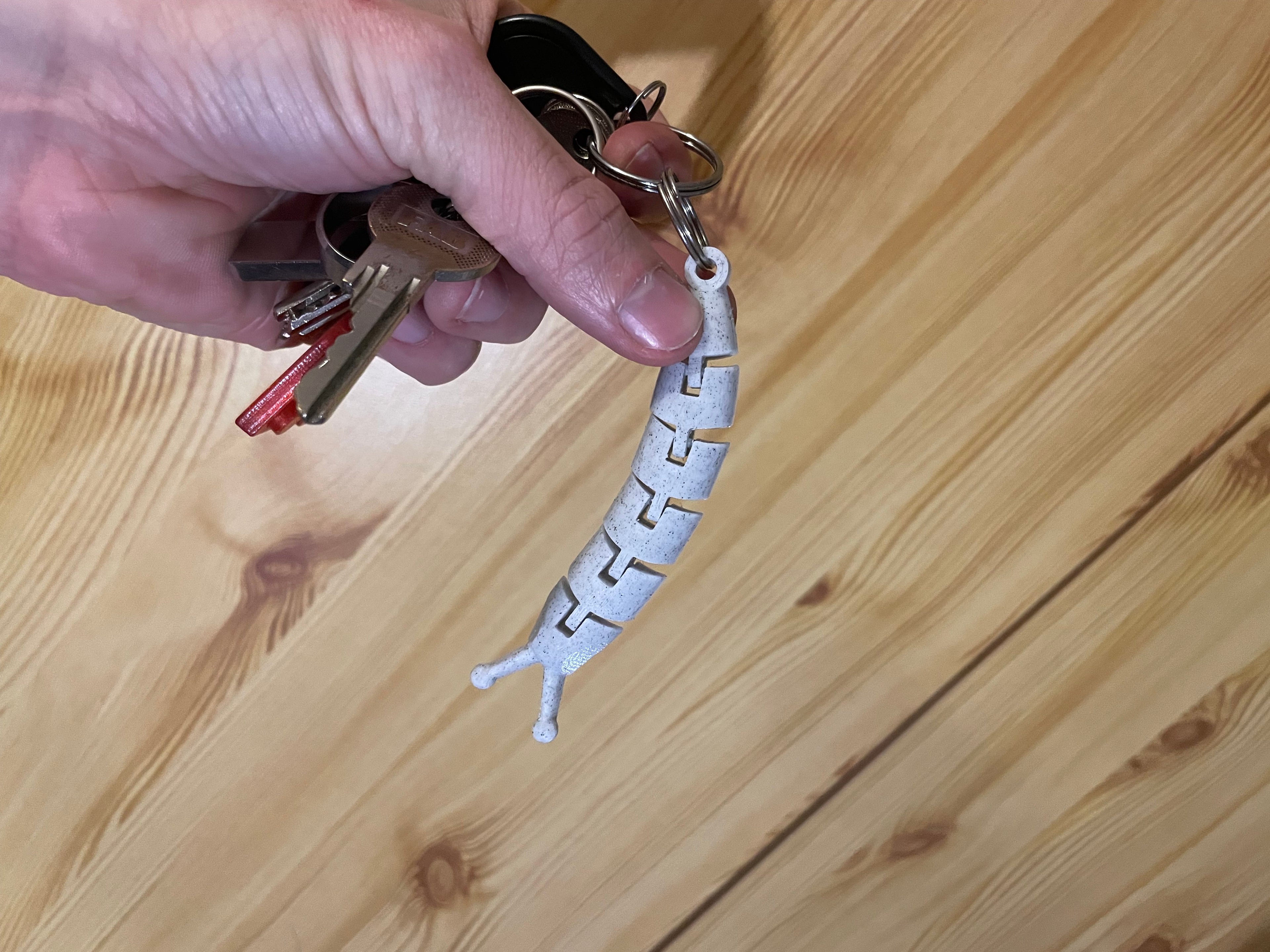 Articulated Slug - keychain