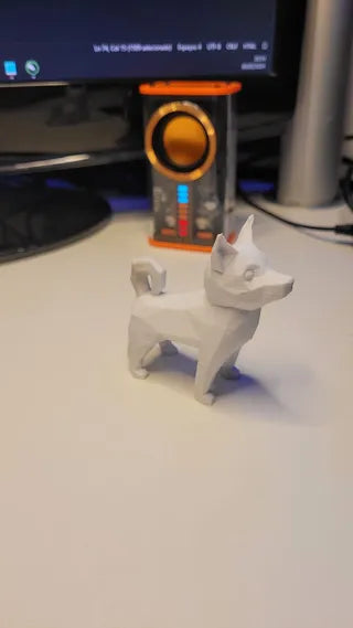 Cute Low poly dog