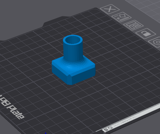 Filament Guide Post - BBL Decoil Filament Guide