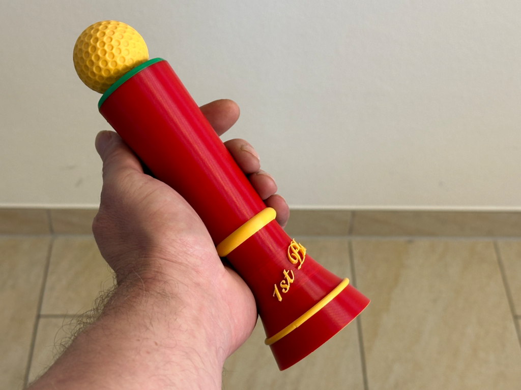 Golf Trophy: Elegant Design for Golf or Mini Golf Champions