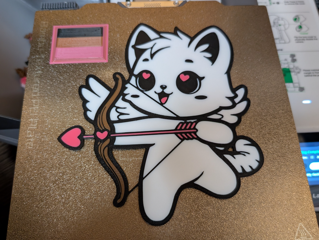 Cupid Cat Valentines Day Decoration