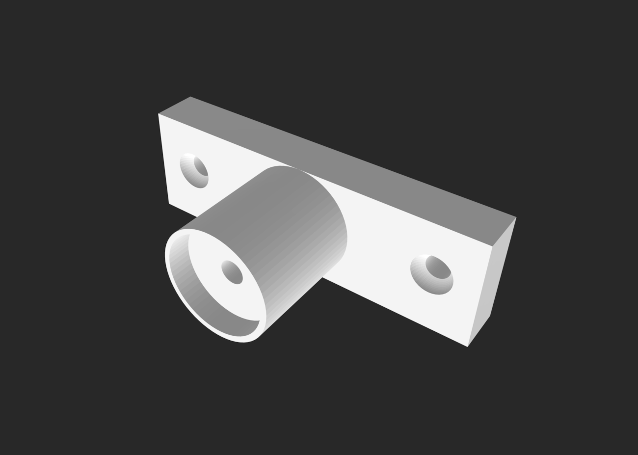 Bambu Lab A1 filament guide wall mount