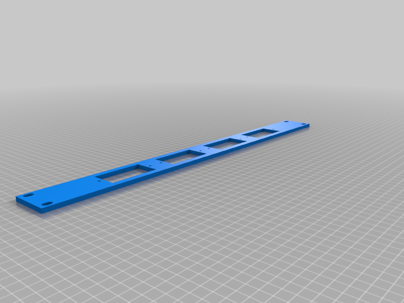 RaspberryPi-4 Rack-mount bracket (1U) - V1.0