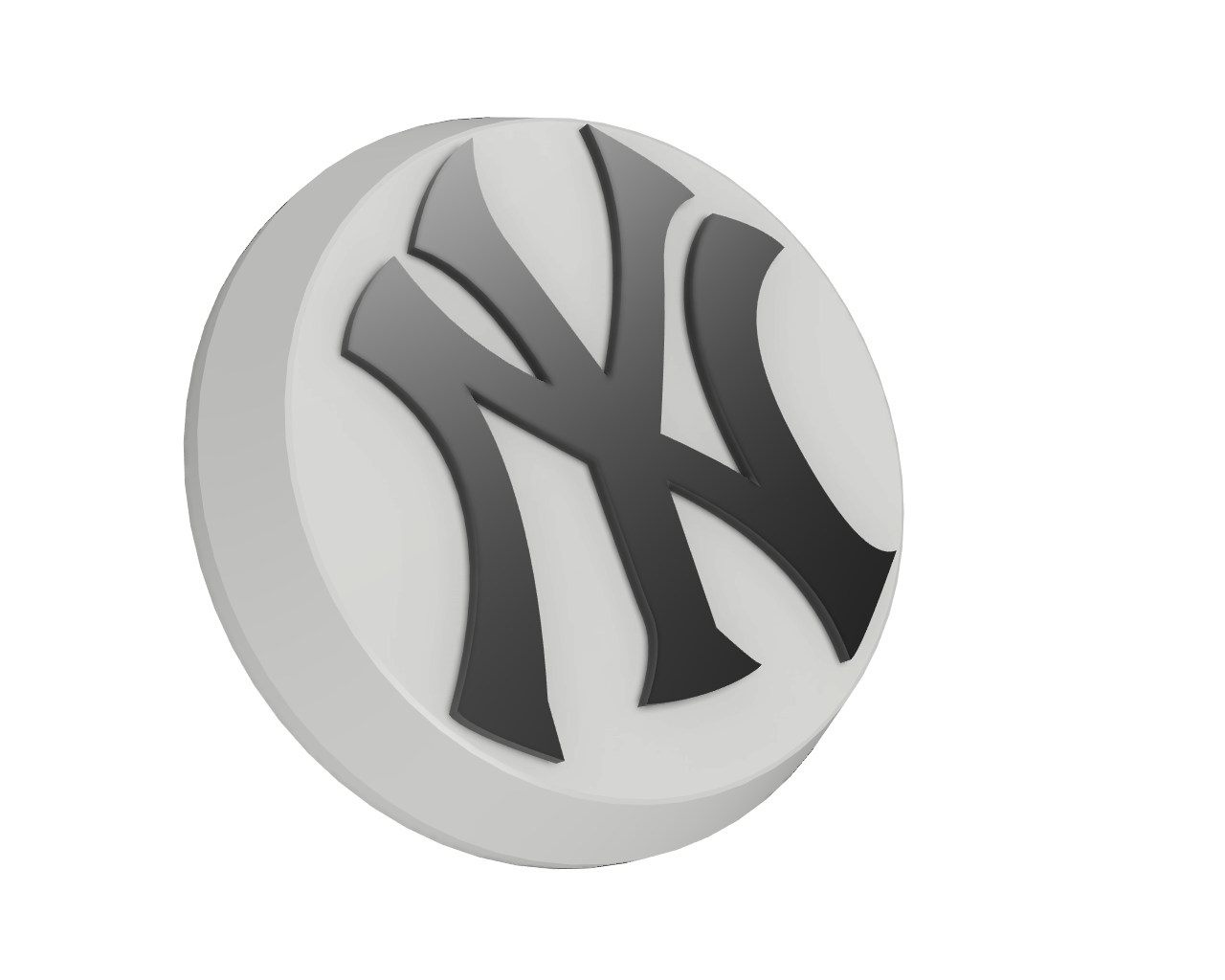 Extruder Wheel Cap Button / Center Cap New York Yankees Logo for A1 / A1mini