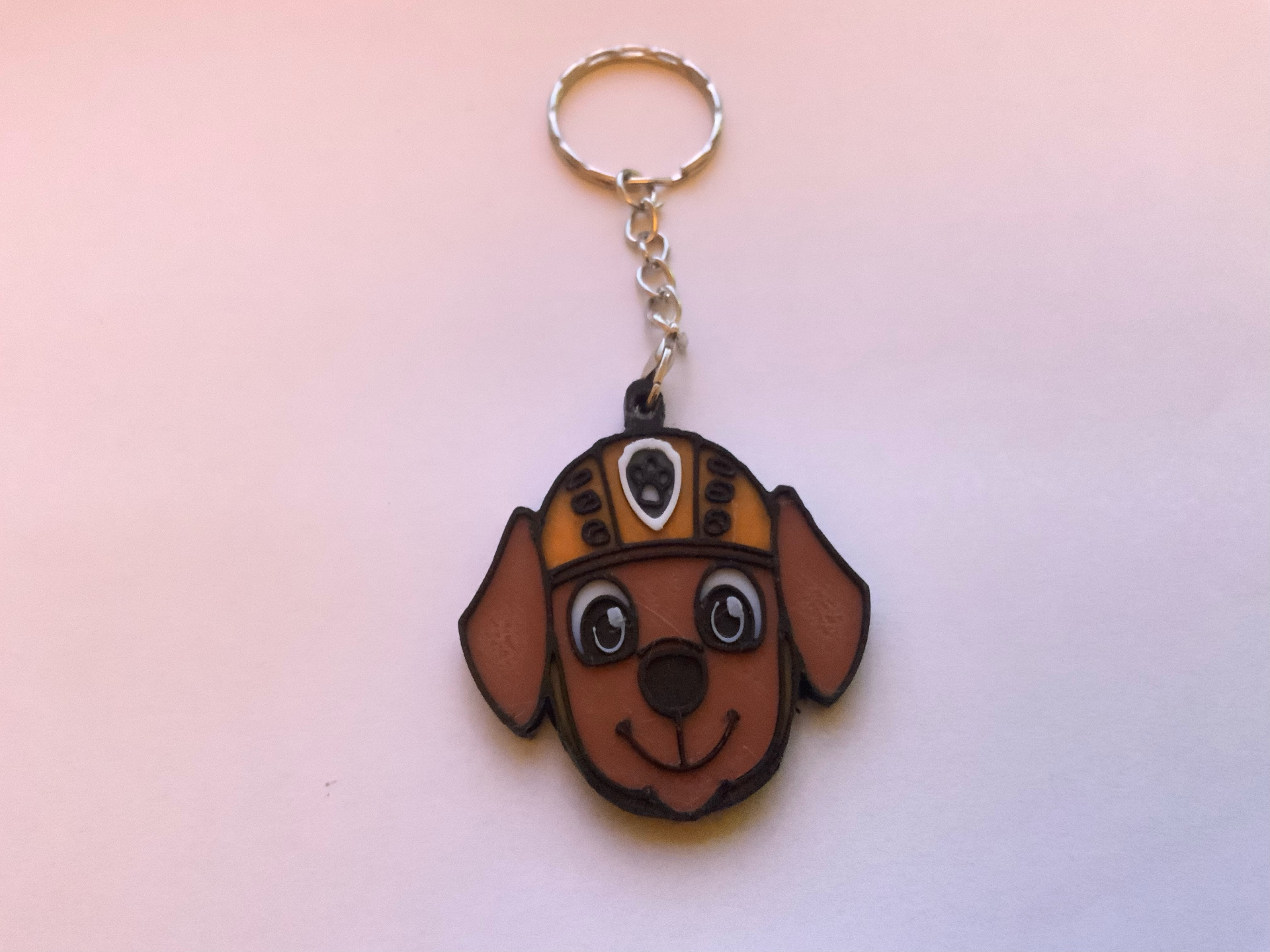 paw patrol zuma keychain \ necklace charm