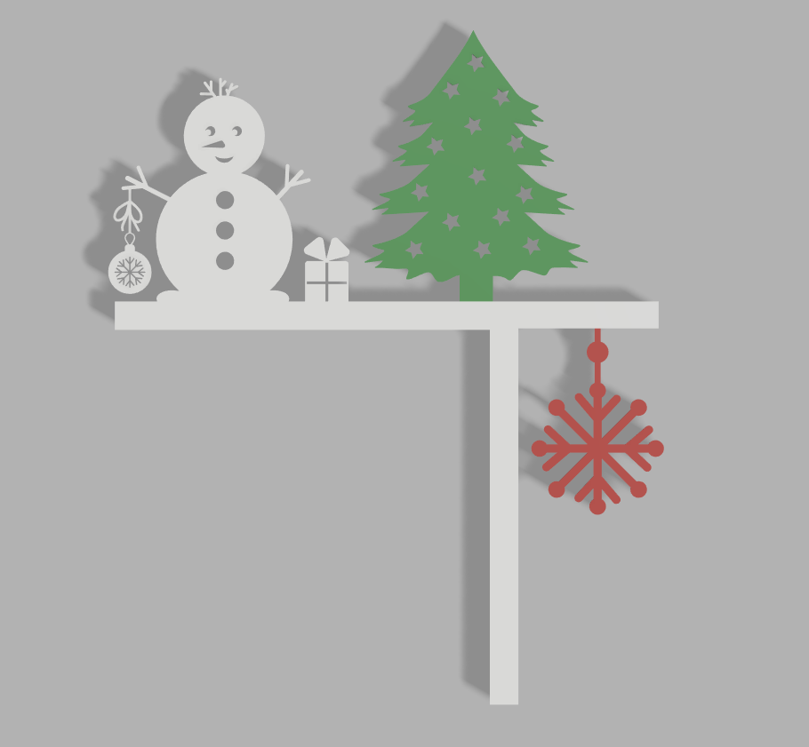 Christmas Door Corner