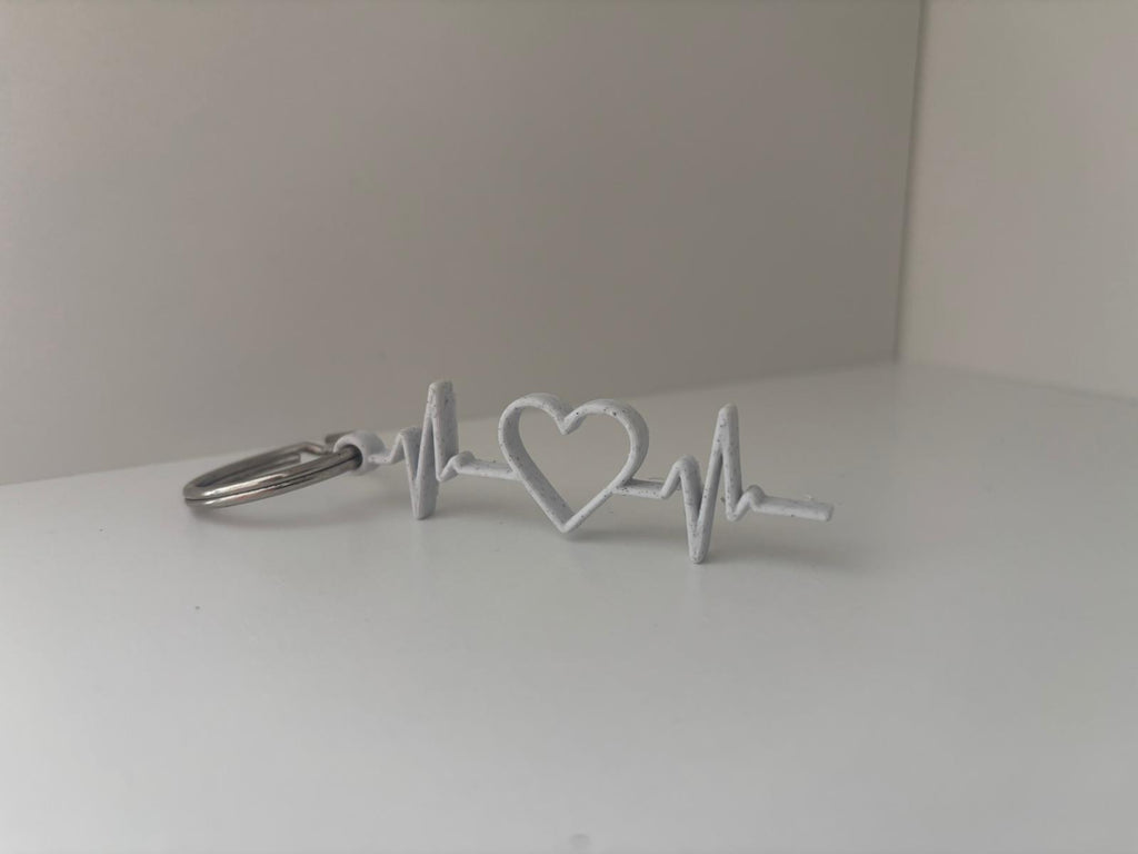 Valentines Day Heartbeat Keychain Hanger