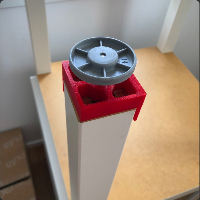 IKEA LACK to BESTÅ leveling foot adapter