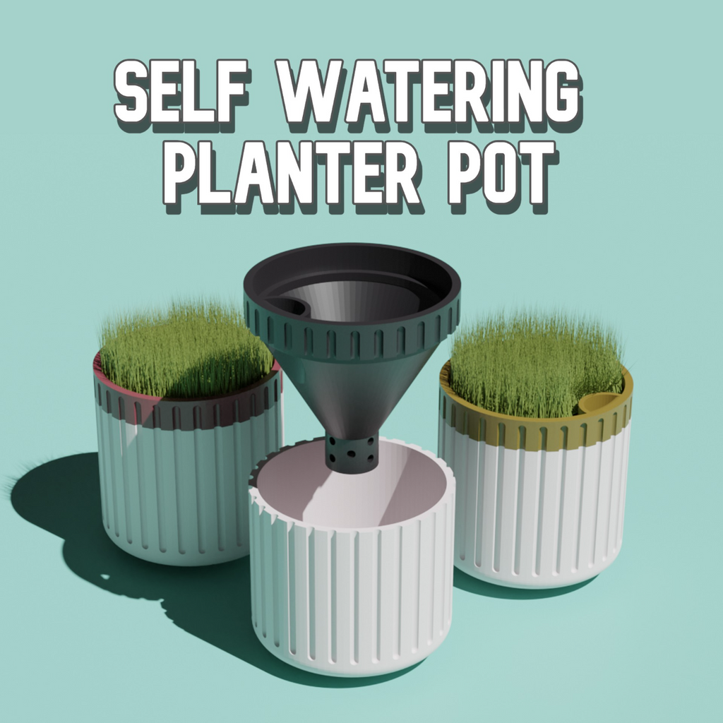 Stylish Self-Watering Pot
