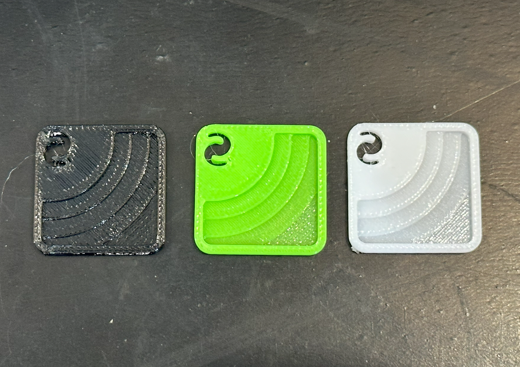 Filament Swatch Bambu Standard with Transparency