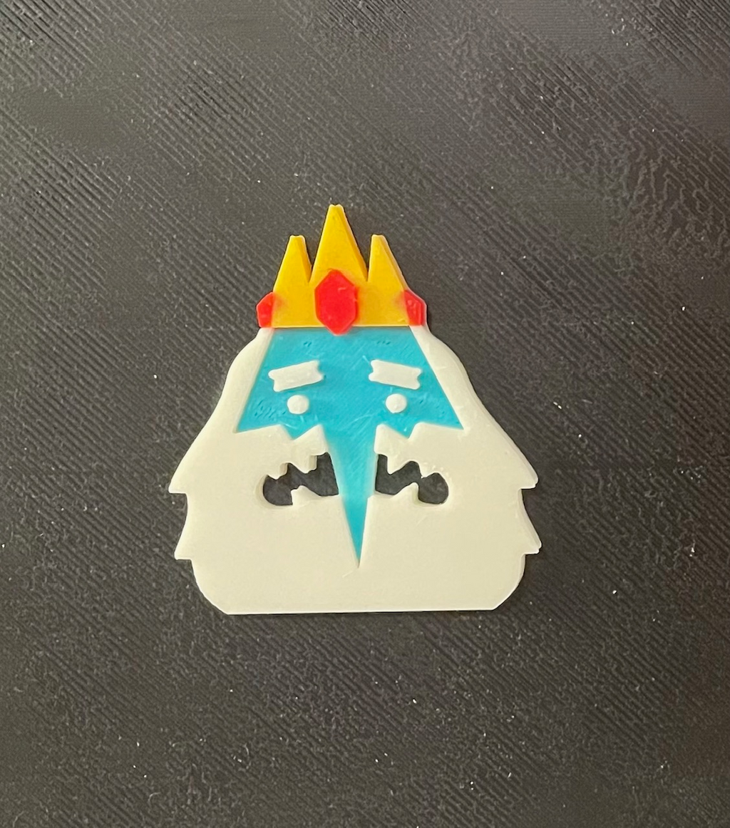 Adventure Time Ice King Badge