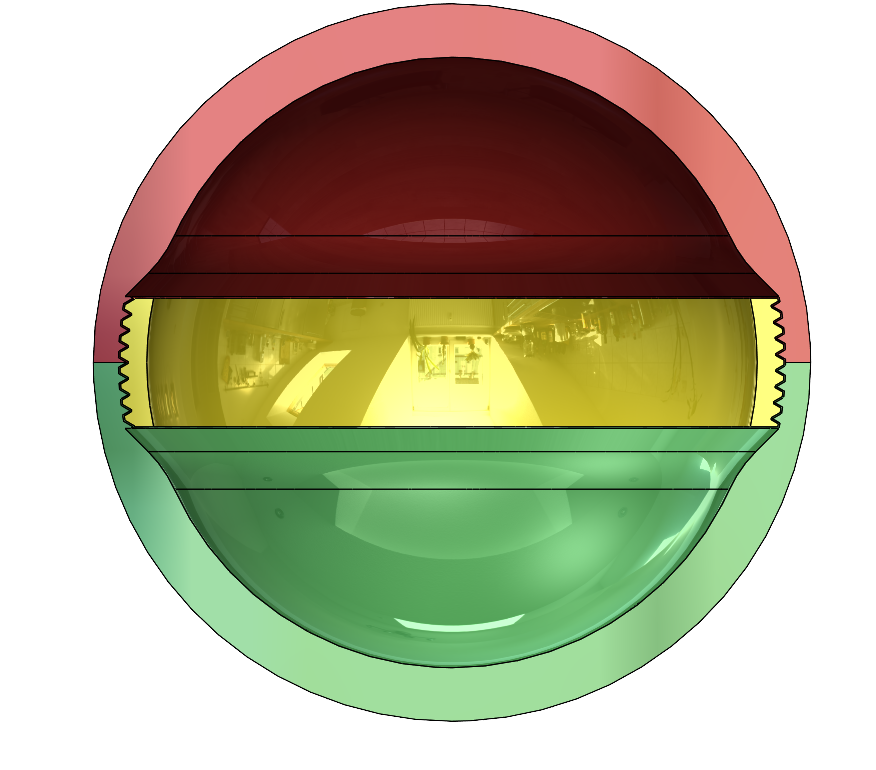 Sphere with Spherical Thread Coupling
