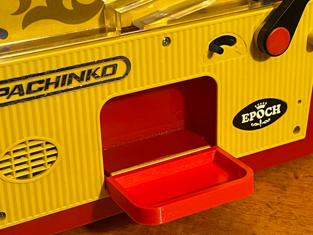 Epoch Pachinko machine ball slot receptacle