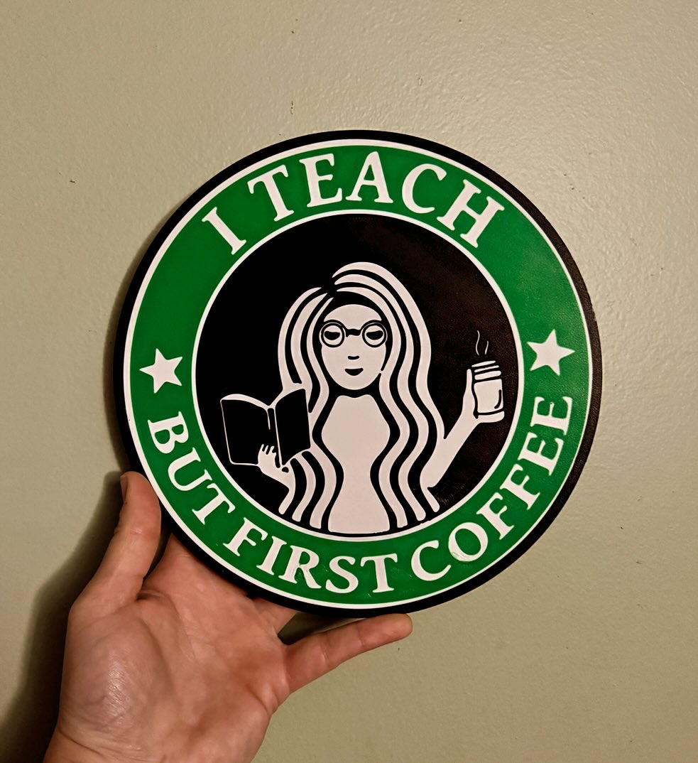 Teacher Coffee Sign / Coasters