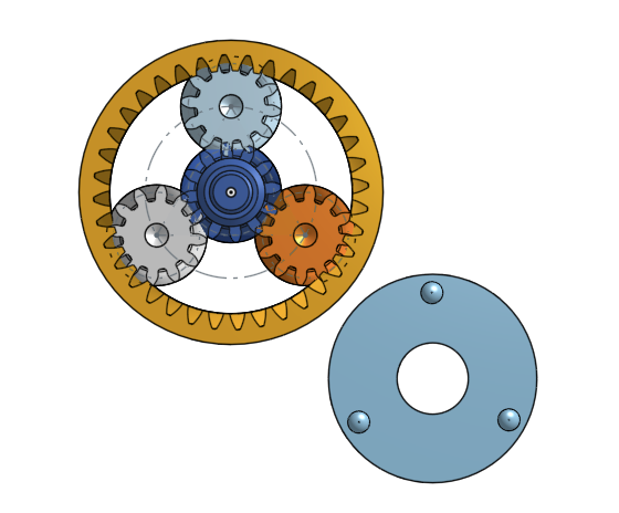 Desktop Planetary Gear Fidget Toy