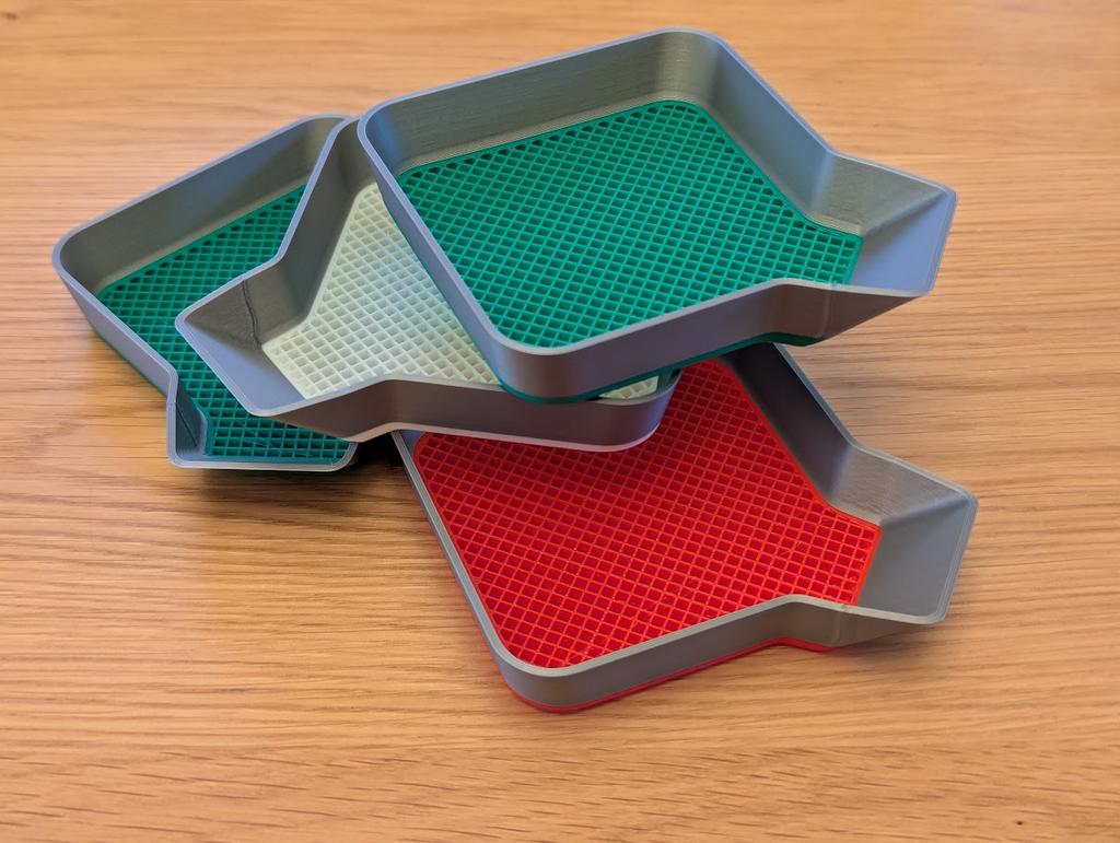 Stackable Game Bits Funnel Tray - Remix