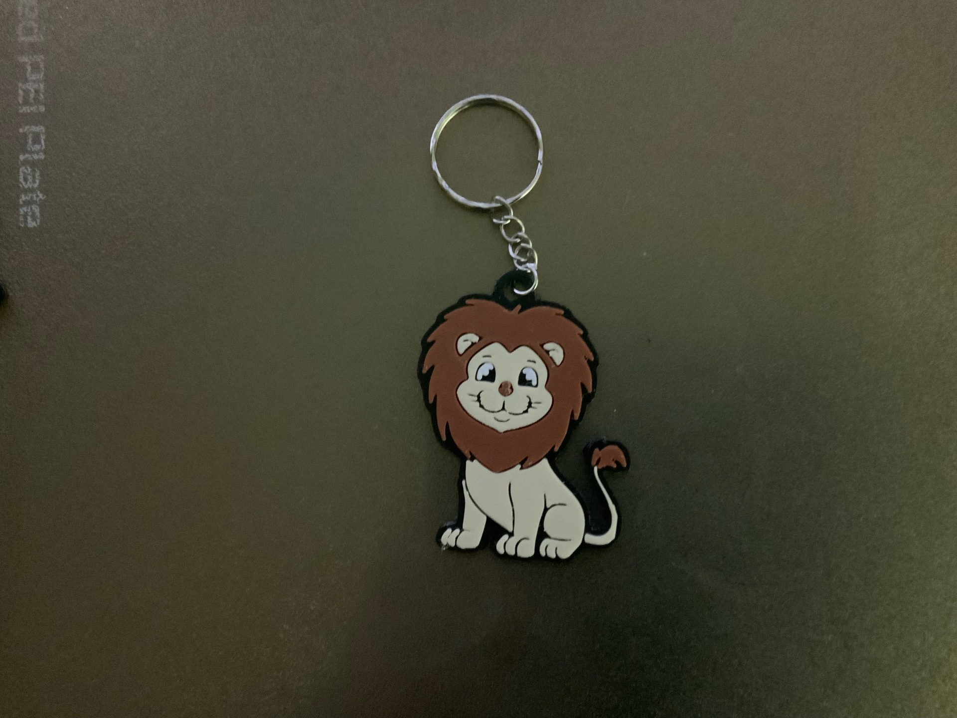 cute animal ,larry the lion keychain \ necklace charm (free for commercial use)