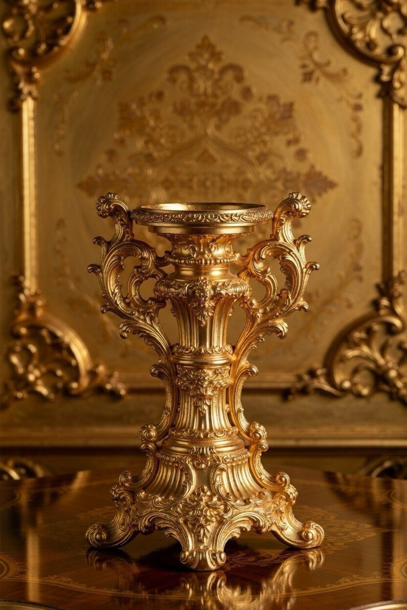 candelabro barroco semana santa para vela