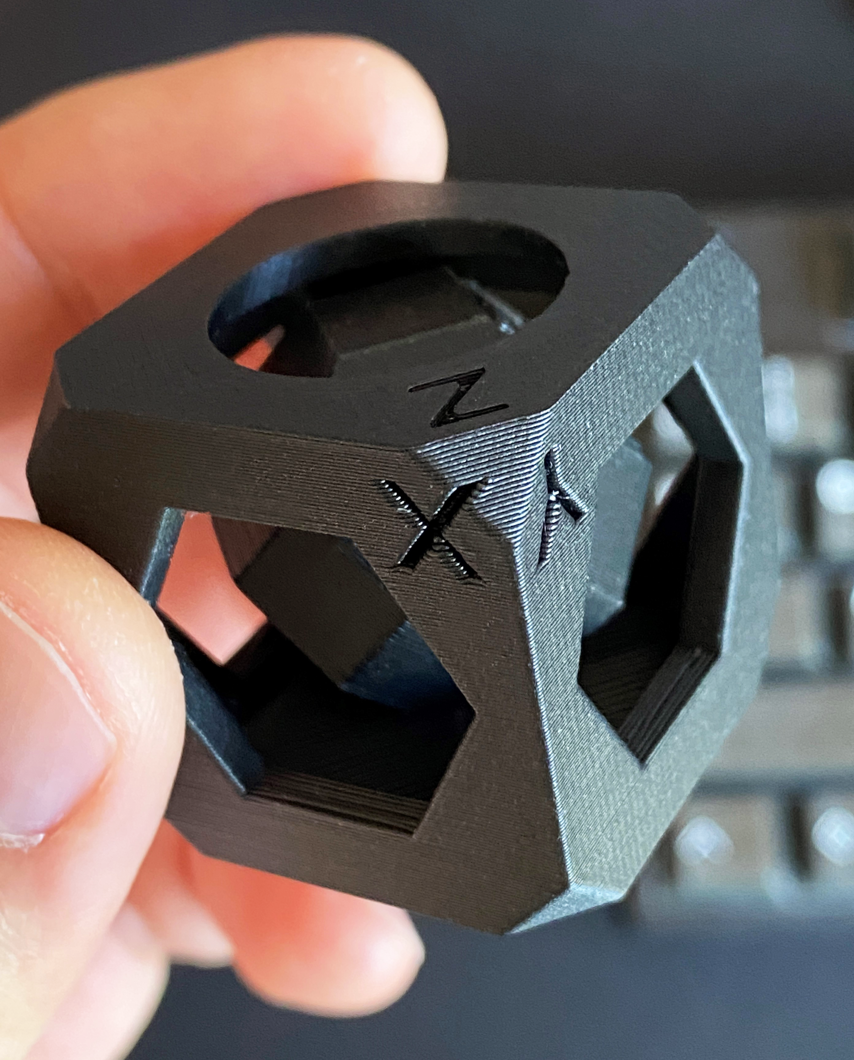 INFILL3D-CALIBRATION CUBE/FILAMENT SWATCH/FIDGET CUBE