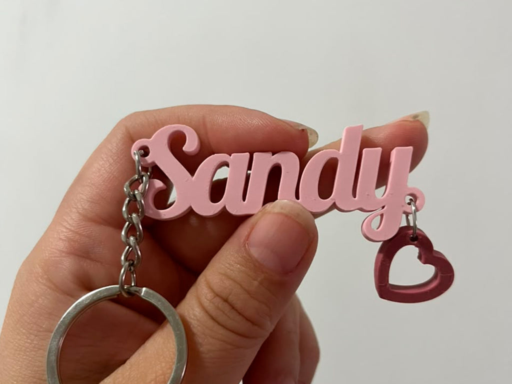 Llavero Nombre Personalizable Doble Conexión