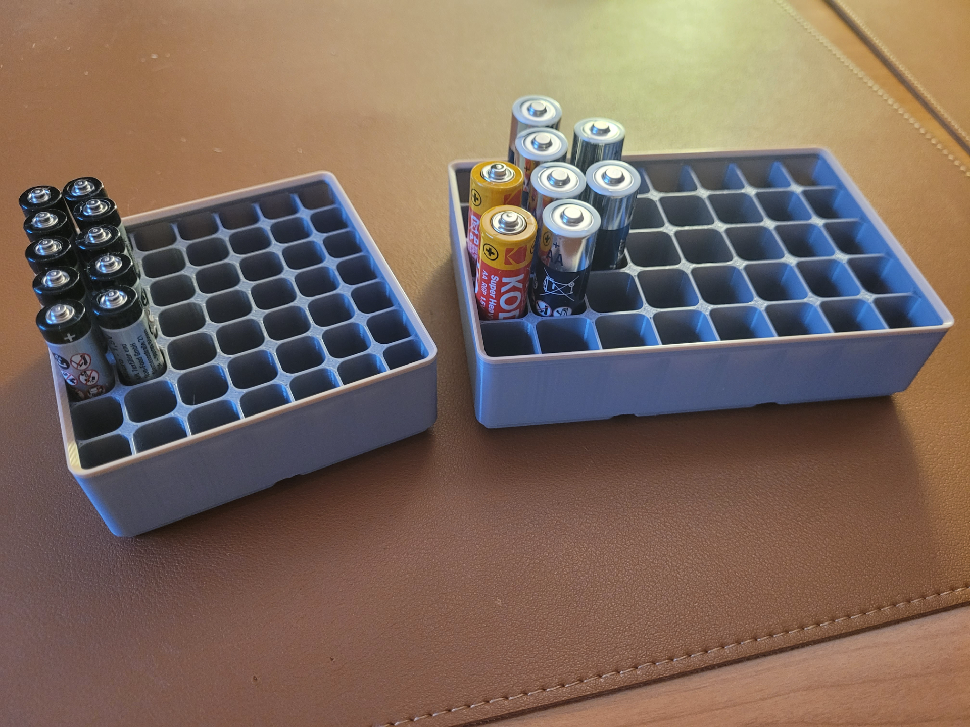 Gridfinity Battery Boxes AA & AAA
