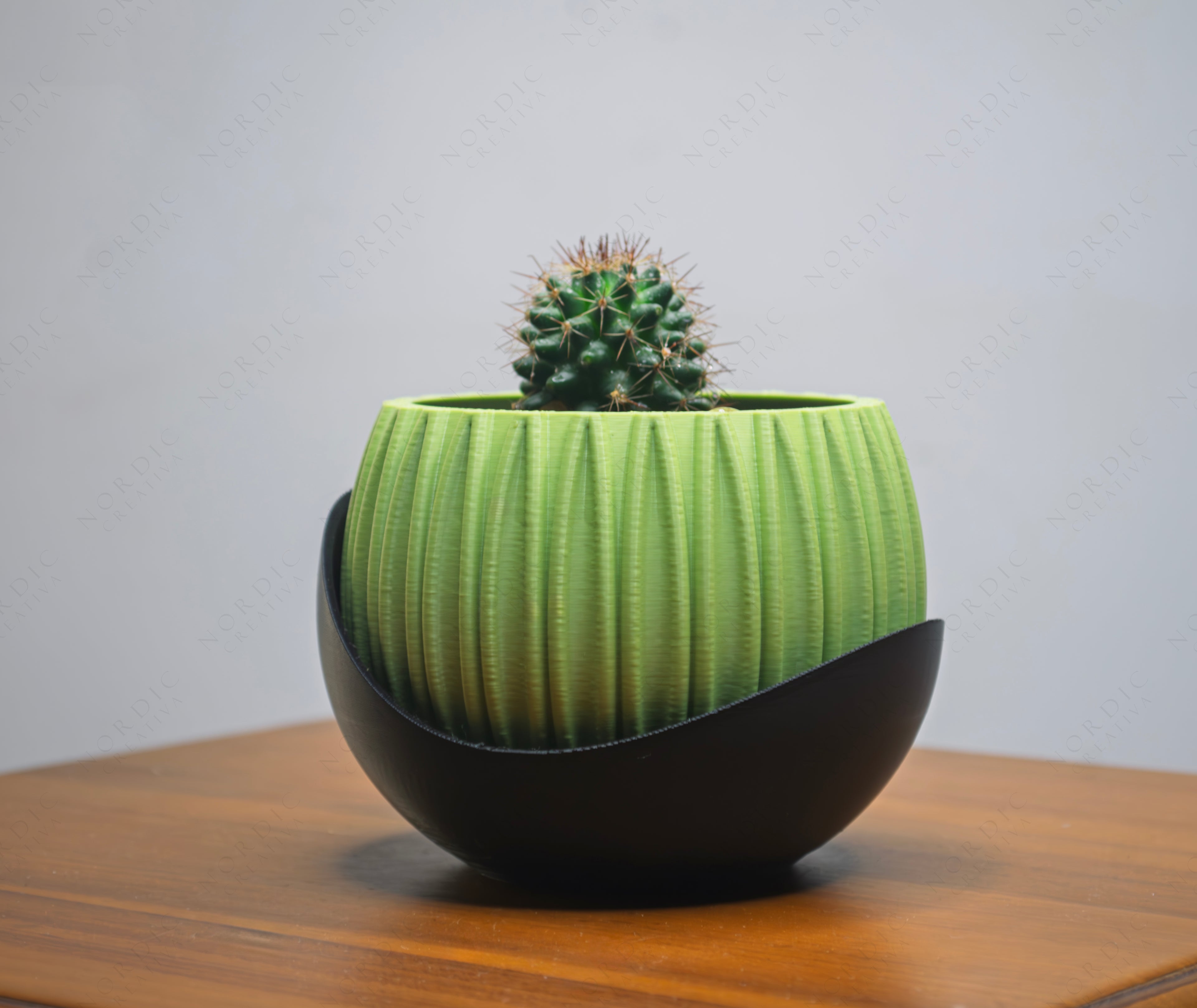Indoor Plant Pot with Base Free Commercial License
