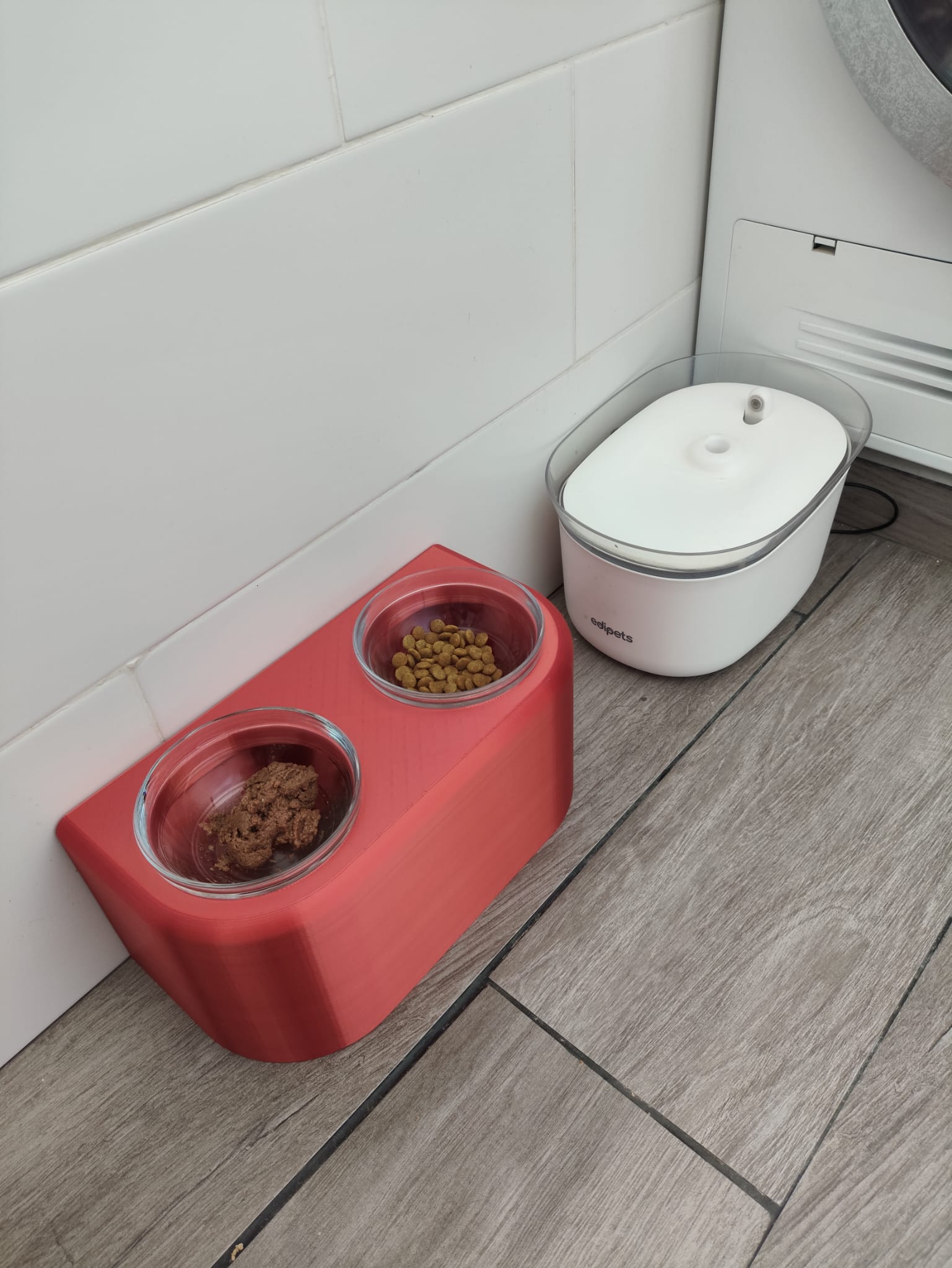 Comedero alto para gatos o perros pequeños